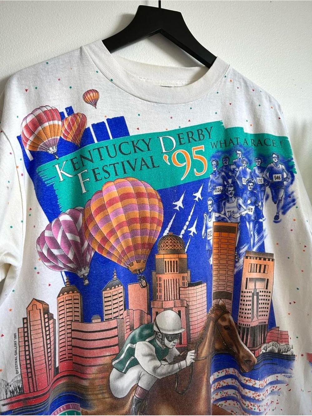 Vintage 1995 Kentucky Derby AOP Tee - Picture 3 of 8